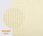 SAFE WALKING (7120), цв. WHITE (AC), т.4мм эластичная резина для подошв Vibram