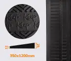 Косяк для подошвы на угги, сапоги, рисунок Keep, р. 120см*35см*12/25мм, качество Премиум, черный