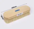 Щетка для обуви Saphir Natural Horsehair Brush, натуральный конский волос, 21 см (2644210)