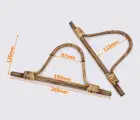 Деревянные ручки для сумки из ротанга (GG-241)