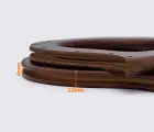 Деревянные ручки для сумки 18*14.5cm цв. коричневый (GG-238)