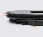 Деревянные ручки для сумки 17.5*14.5cm цв. черный (GG-239)