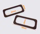 Деревянные ручки для сумки 19.5*9cm цв. коричневый (GG-216)