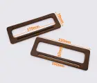 Деревянные ручки для сумки 21*7.8cm цв. коричневый (GG-217)