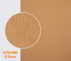 Резина набоечная COBBY, КОБИ, р. 570*380*6.2мм, цв. бежевый