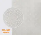 Резина подмёточная FAVOR, р. 570*380*1.8мм, цв. белый