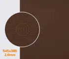 РАСПРОДАЖА - Профилактика резиновая TOPY цв. тропик р. 385*545*2.6 мм