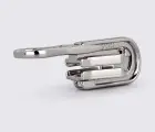 Бегунок перекидной YKK на тракторную молнию №5 цв. никель DU4