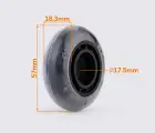 Колесо для чемодана d=57 мм, ЧМК-015