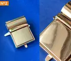 УЦЕНКА - Замок для сумки 39*29мм цв. золото 88-134