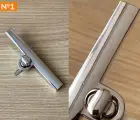 УЦЕНКА - Замок для сумки 97мм цв. никель 65-483