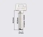 MLT1R (латунь) заготовка ключа
