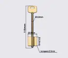Заготовка ключа Гродно-2 (Конаково)