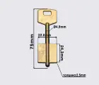 Заготовка ключа Гродно-1 (Конаково)