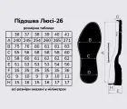 Подошва для обуви Люси-26 черная