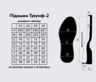 Подошва для обуви Триумф-2 цв. черный
