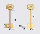КЛАСС-1 (OSCAR) заготовка ключа
