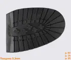 MAGGIORANA (3334), цв. чёрный (AА), профилактика формованная Vibram