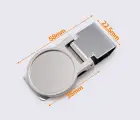 Зажим для купюр 58мм, нержавейка MD-0120