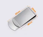 Зажим для купюр 60мм, нержавейка MD-0118