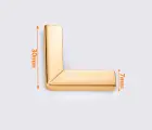 Куточок 30мм кол. золото (88-328)