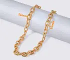 Цепочка для сумки клатча метражная цв. золото (QW-048)
