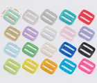 Пряжка перетяжка двухщелевая пластиковая КАМ 20мм