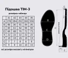Подошва для обуви Тим-3, цв. черный