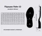 Подошва для обуви Лайк-12 белая