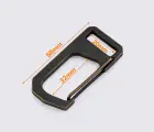 Карабин 20мм цв. черный MD-0171