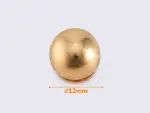 Ножка латунная 12*7мм (50-А639)