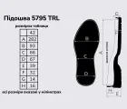 Подошва для обуви TR-5795, цв. черный