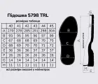Подошва для обуви TR-5798, цв. черный