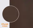 Полиуретан листовой CASALI SILK р. 375*140*1.5 мм, цв. коричневый