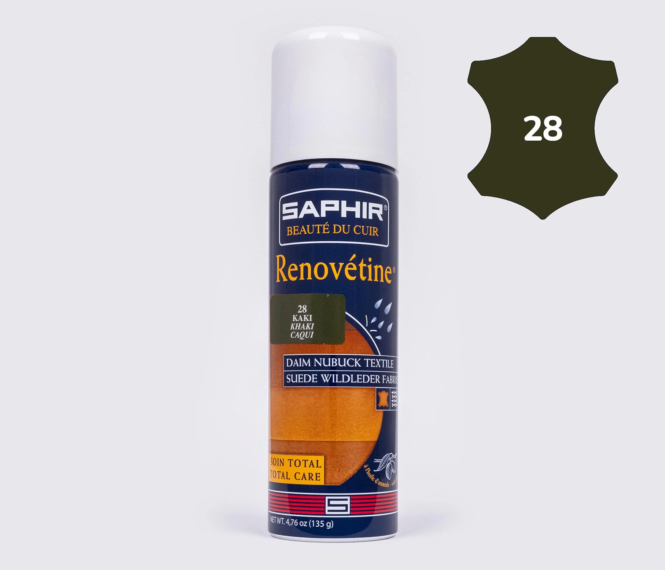 Аерозоль-фарба для замші Saphir Renovetine, 200 мл,(0204)