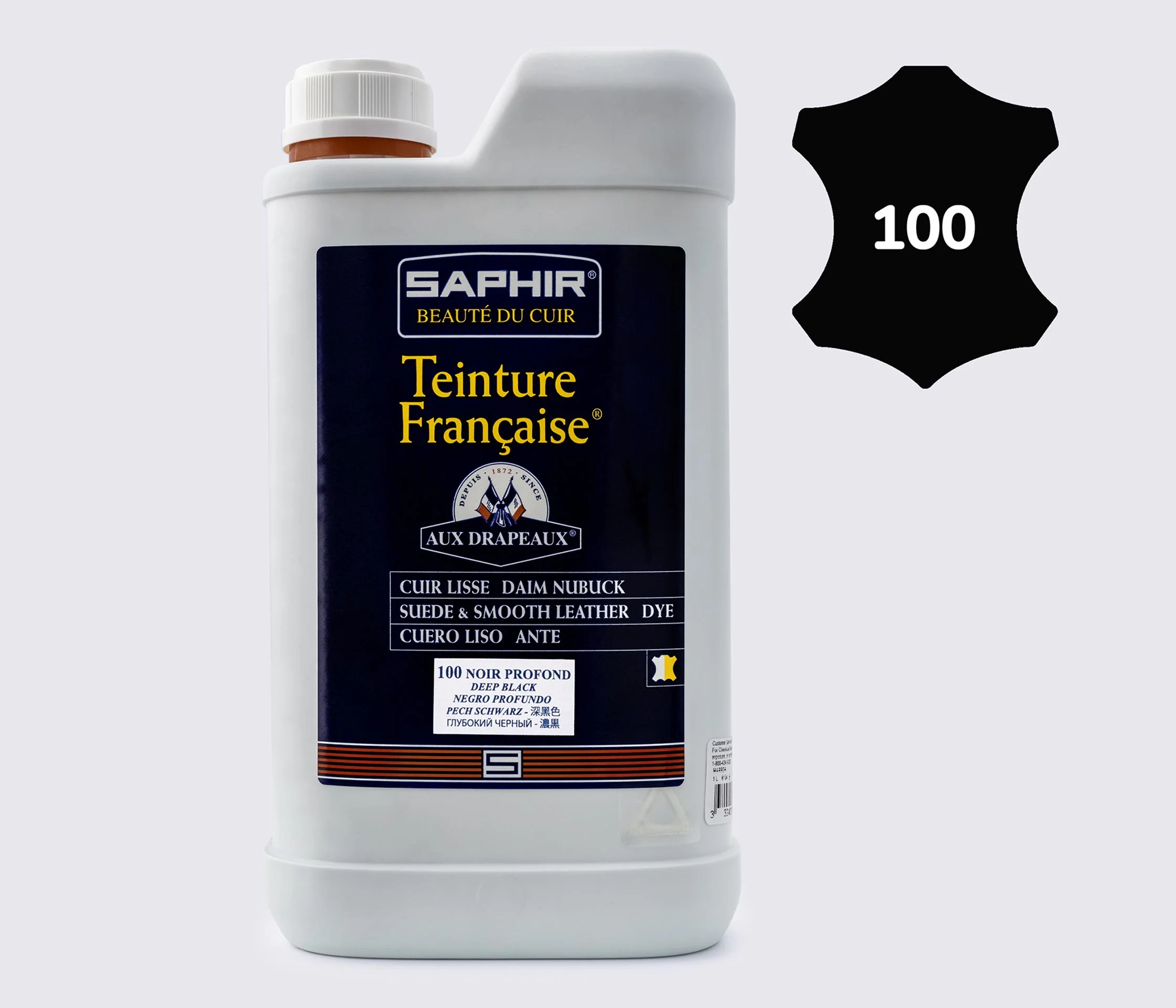 Фарба для відкритих типів шкір Saphir Teinture Francaise, 1000 мл (0816)