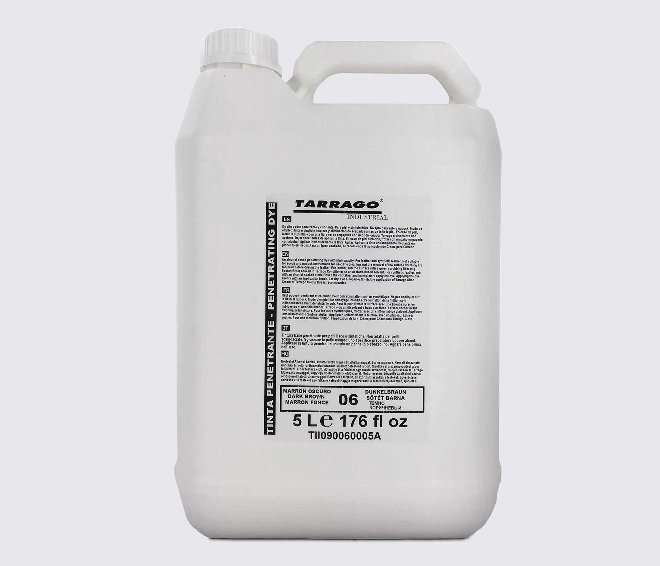 Проникаюча чорна фарба для гладкої шкіри TARRAGO PENETRATING DYE 5л, TII09 (18)
