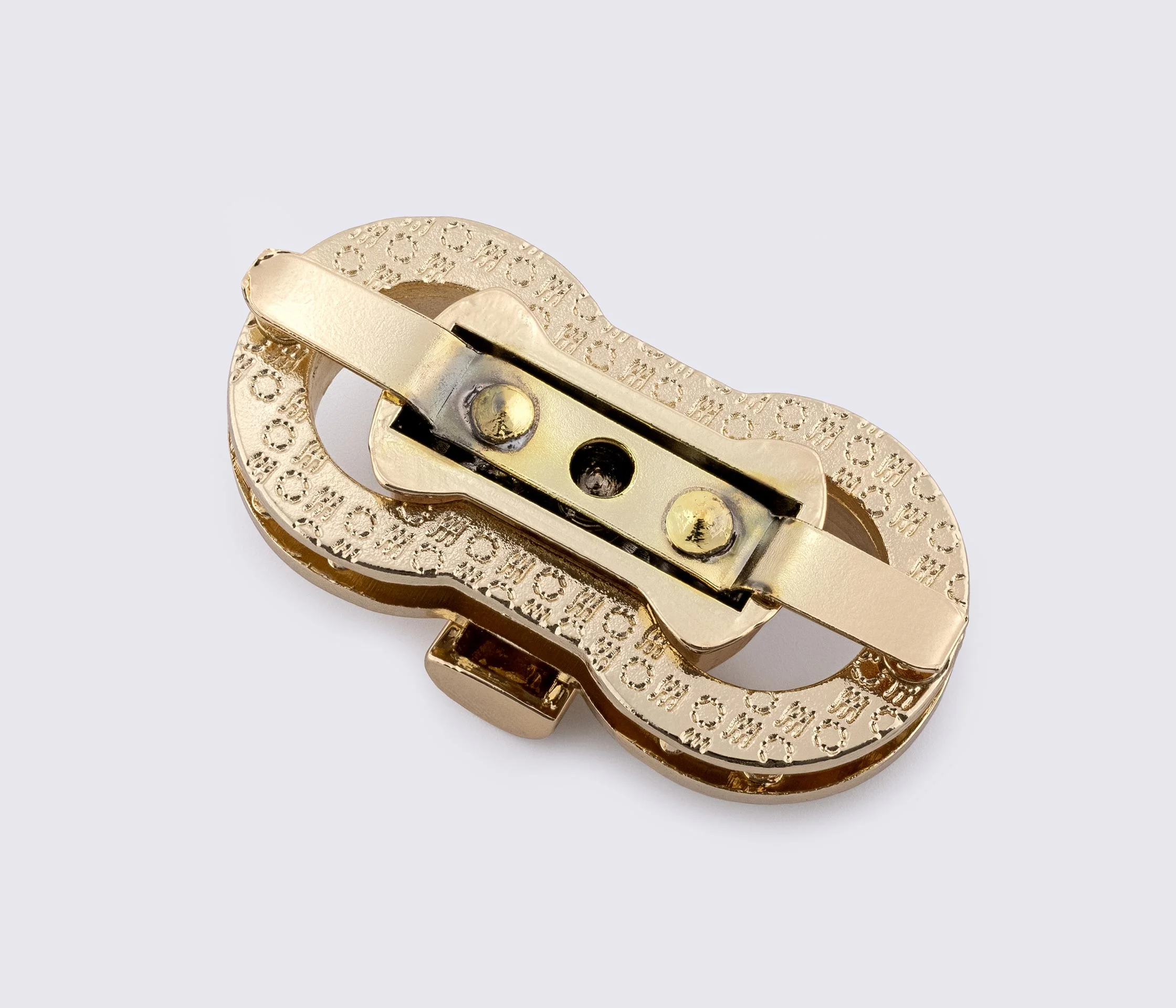 Замок для сумки 23*45 мм цв. золото 65-054