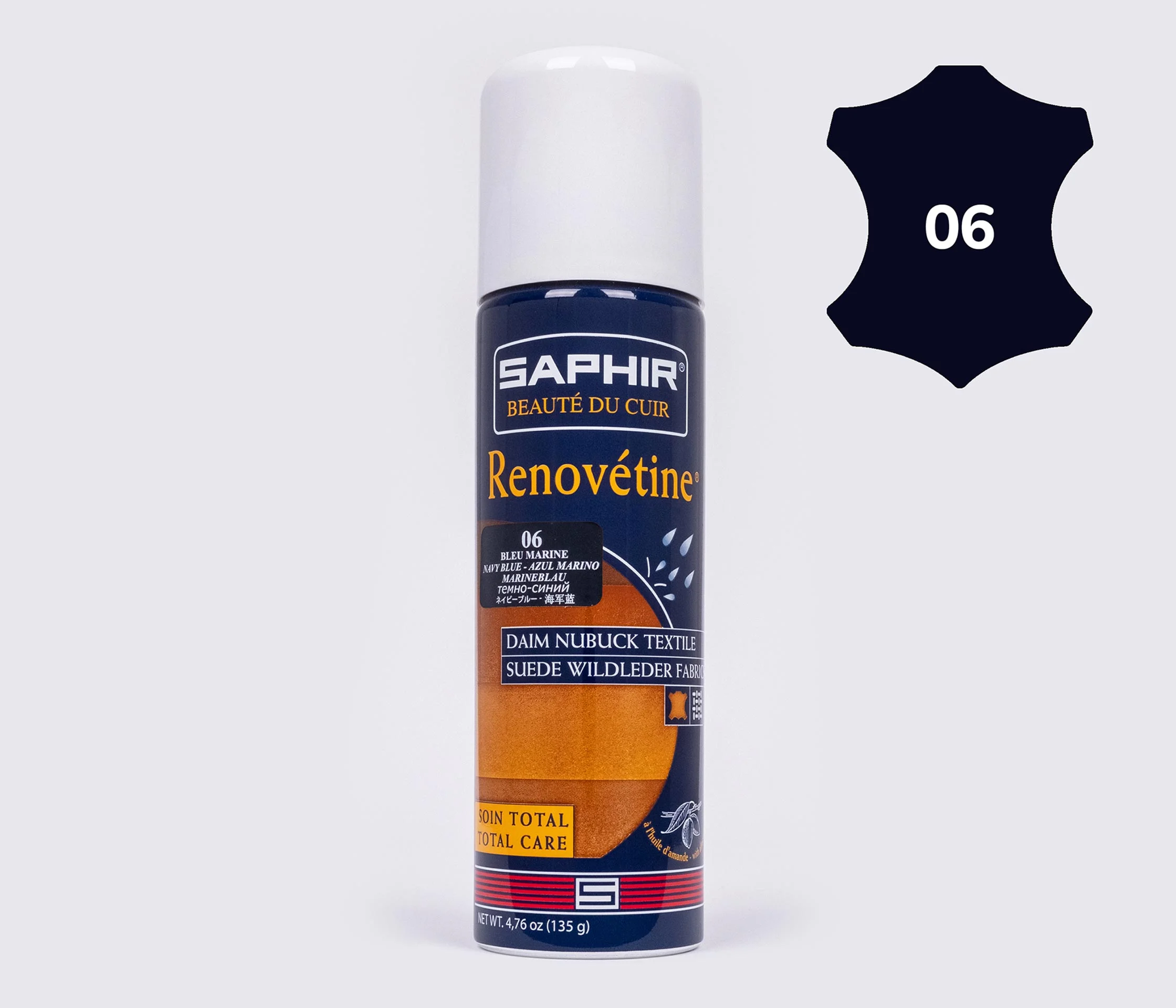 Аерозоль-фарба для замші Saphir Renovetine, 200 мл,(0204)