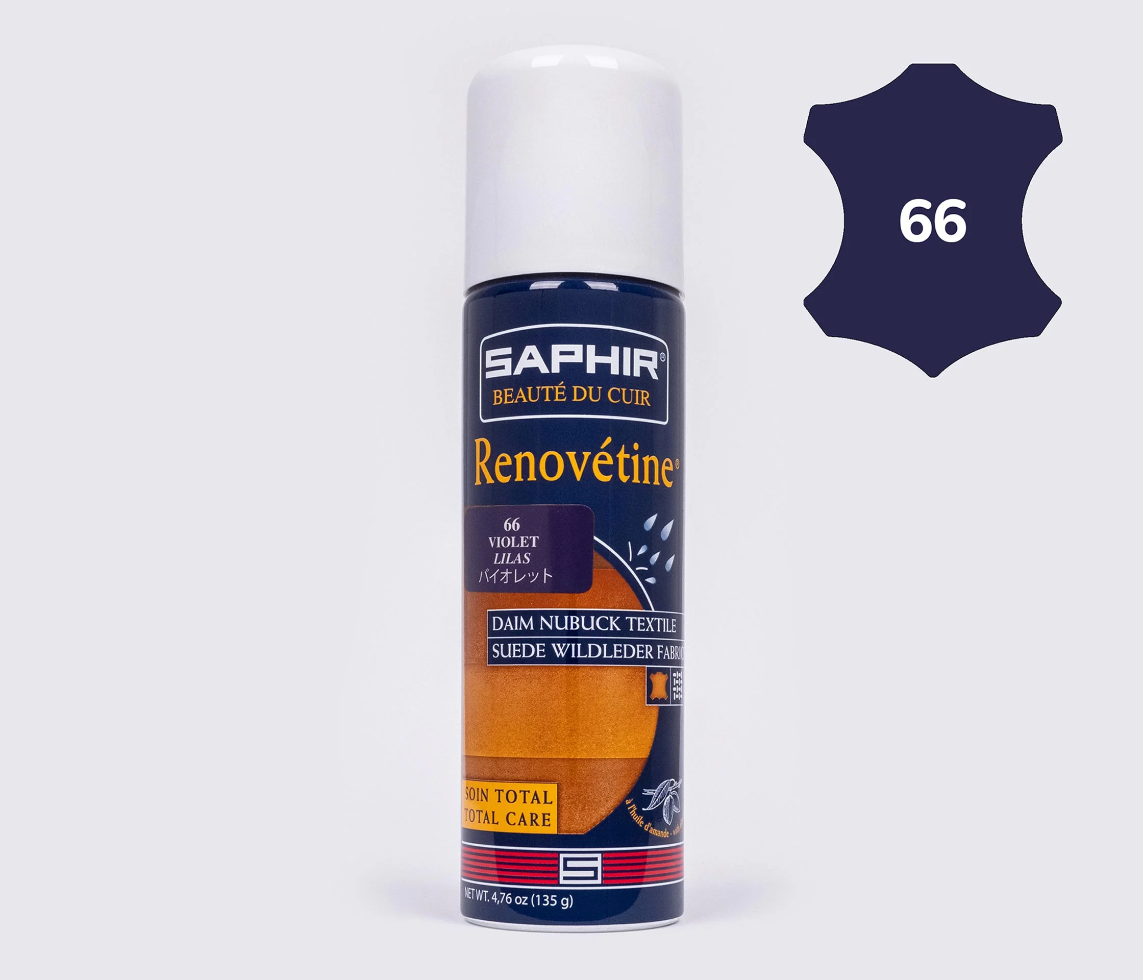 Аерозоль-фарба для замші Saphir Renovetine, 200 мл,(0204)