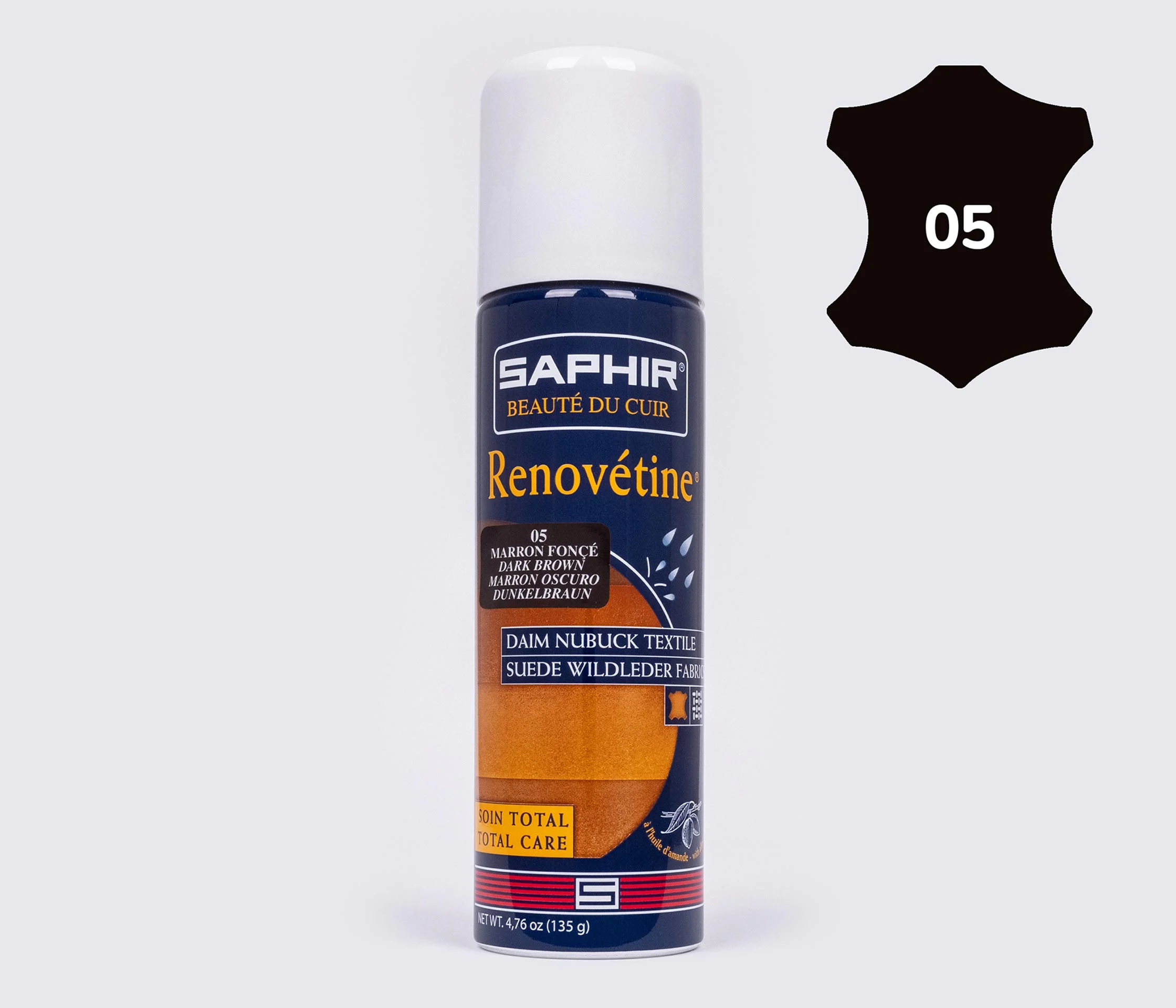 Аерозоль-фарба для замші Saphir Renovetine, 200 мл,(0204)