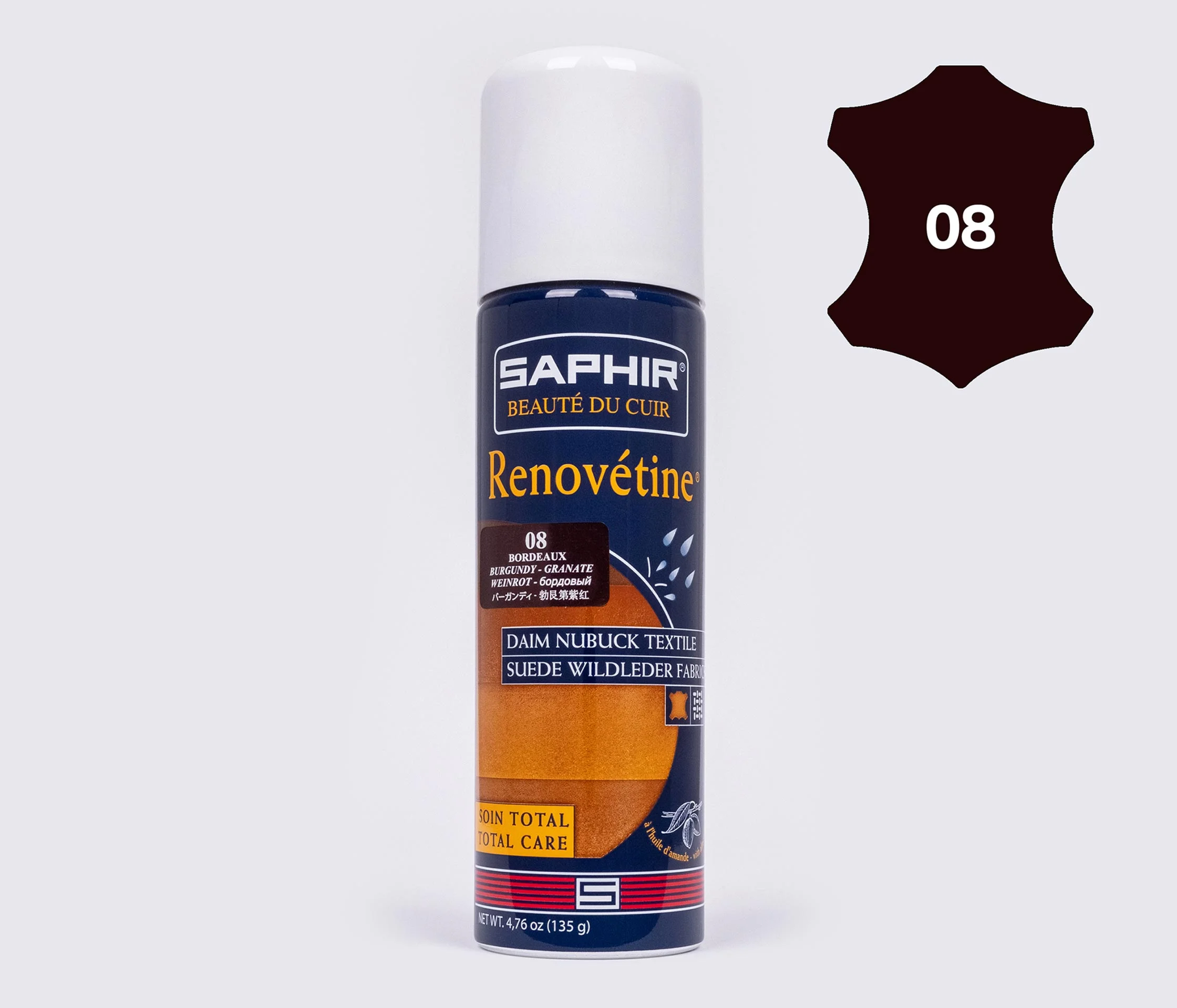 Аерозоль-фарба для замші Saphir Renovetine, 200 мл,(0204)
