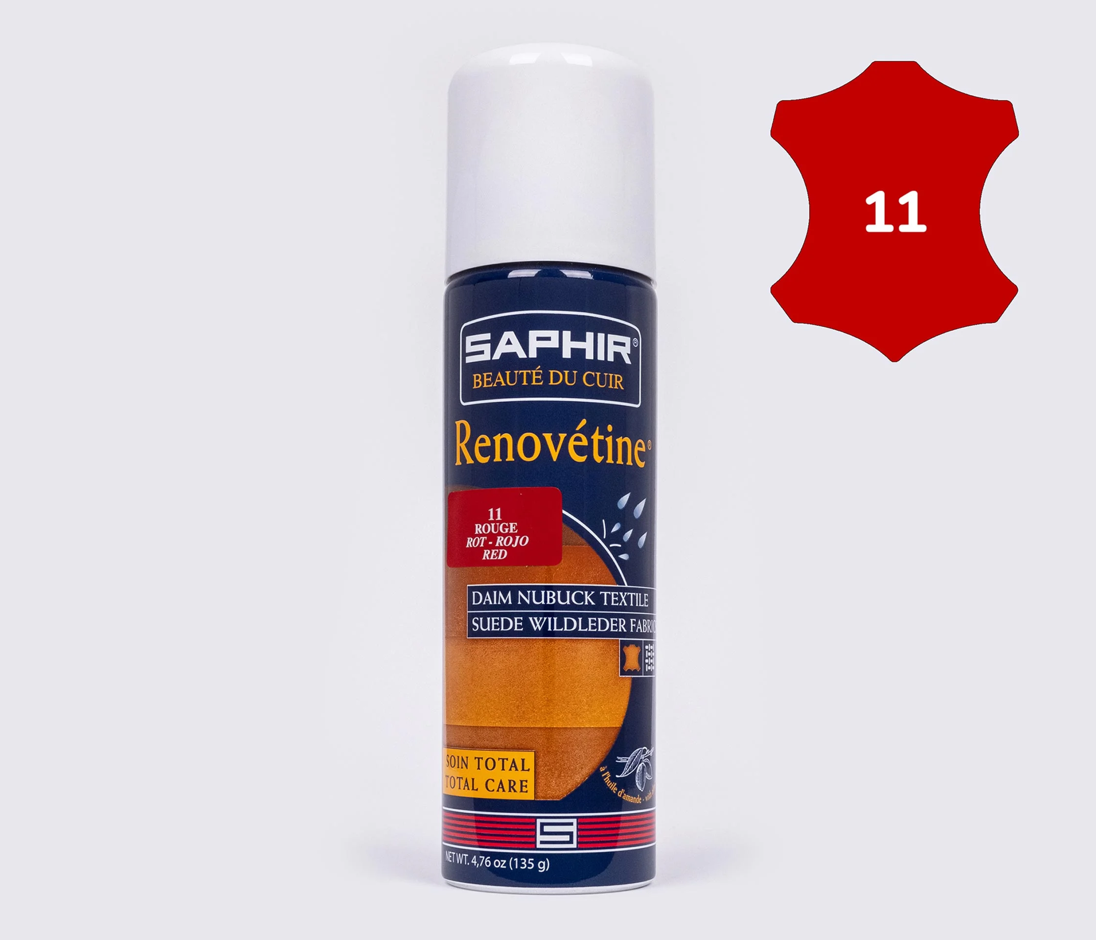 Аерозоль-фарба для замші Saphir Renovetine, 200 мл,(0204)