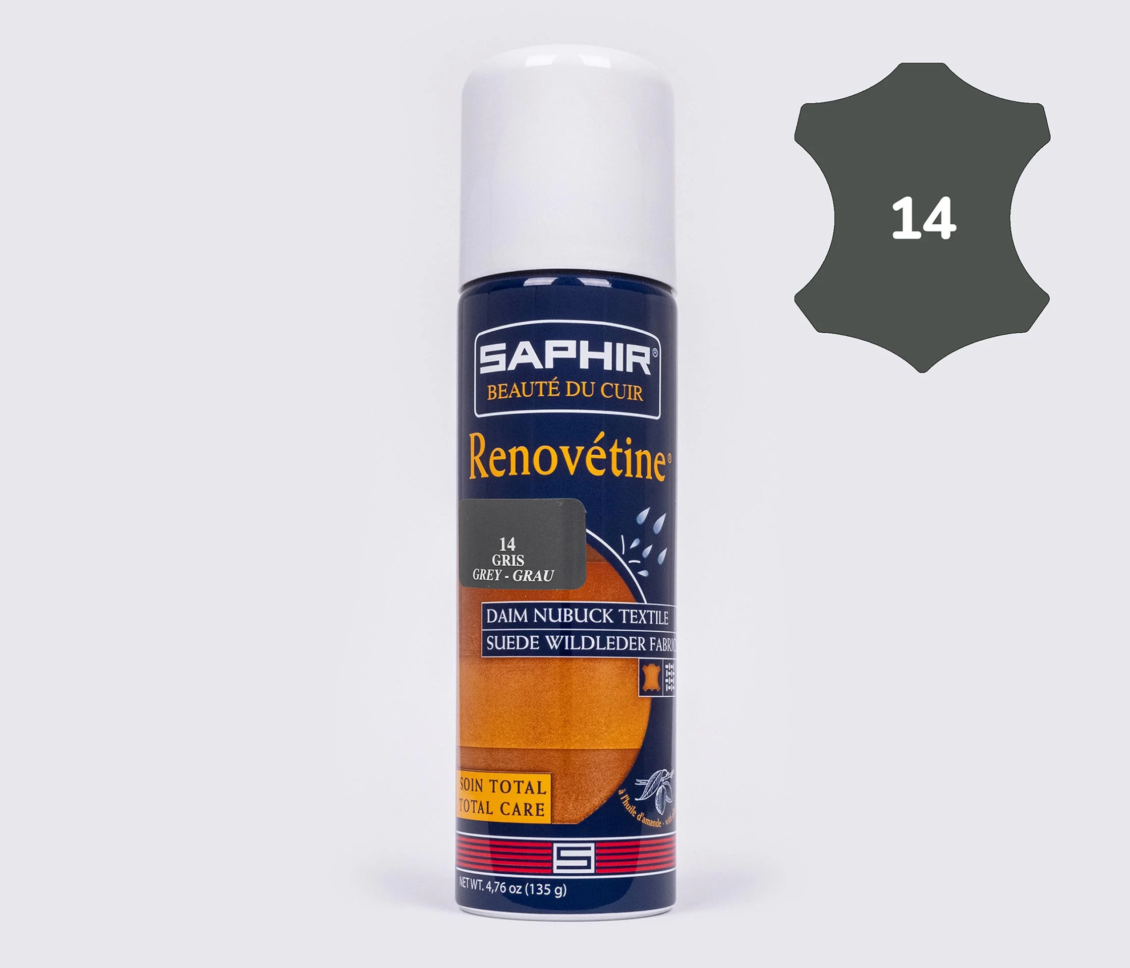 Аерозоль-фарба для замші Saphir Renovetine, 200 мл,(0204)