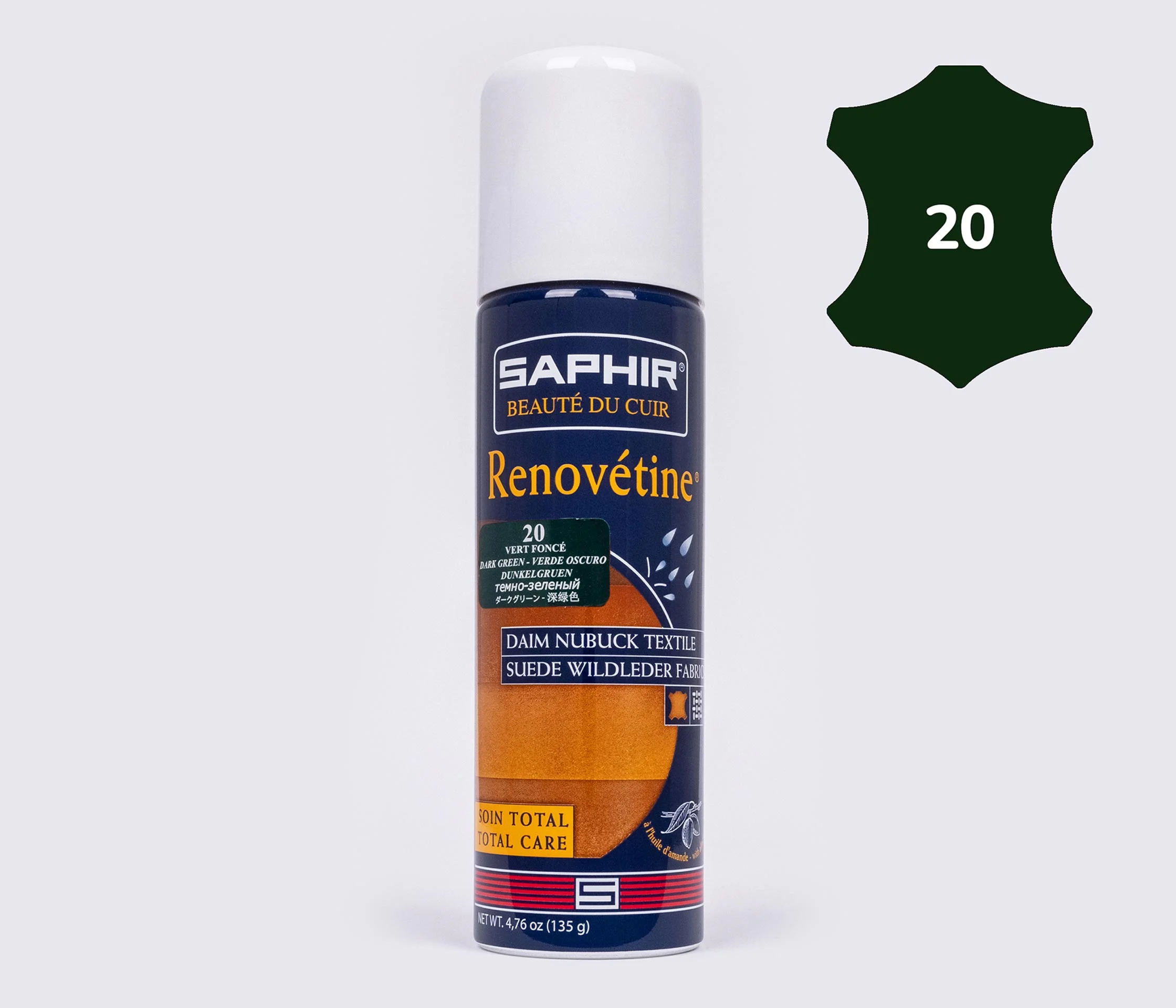 Аерозоль-фарба для замші Saphir Renovetine, 200 мл,(0204)