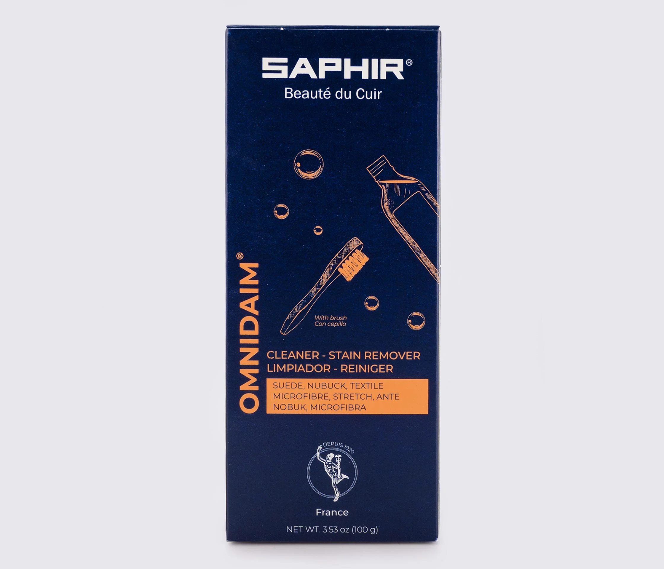 Очищувач для замші та нубука Saphir Omni DAIM, скло, 100 мл (0214)