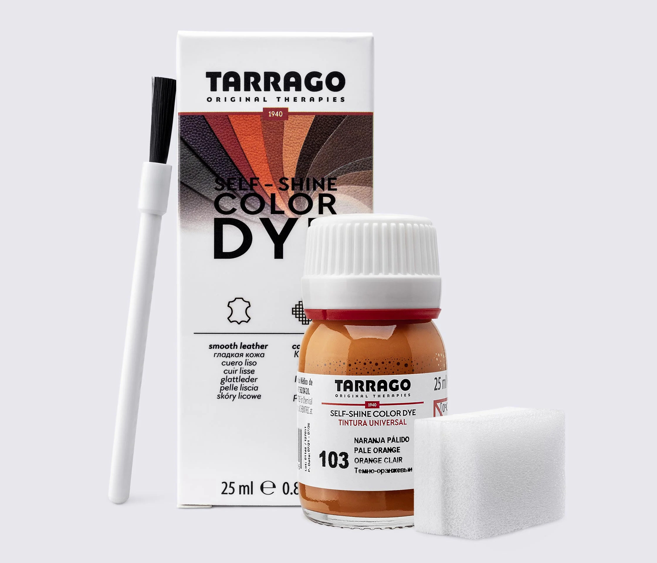 Фарба для шкіри та текстилю Tarrago Color Dye, 25 мл,TDC01