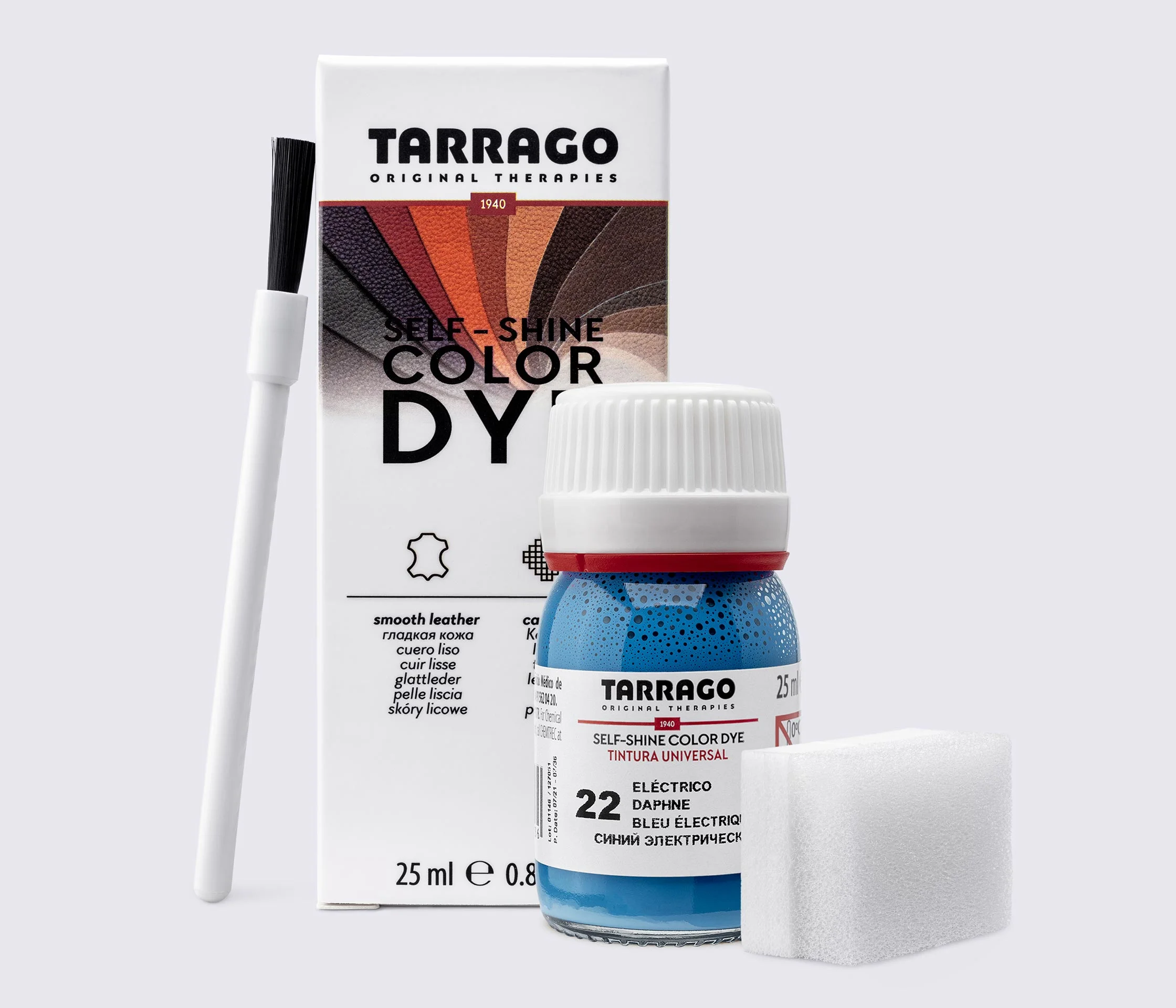 Фарба для шкіри та текстилю Tarrago Color Dye, 25 мл,TDC01