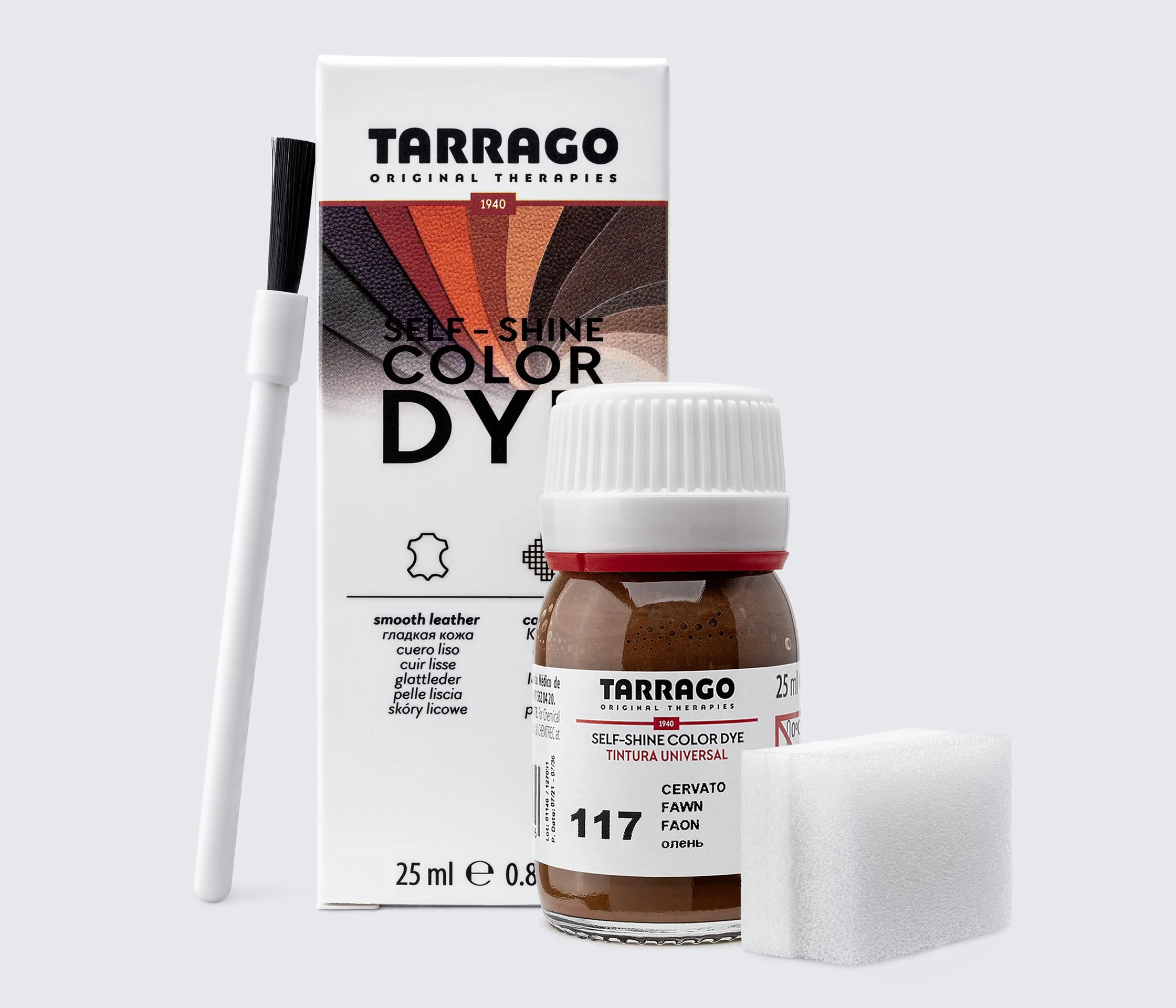 Фарба для шкіри та текстилю Tarrago Color Dye, 25 мл,TDC01