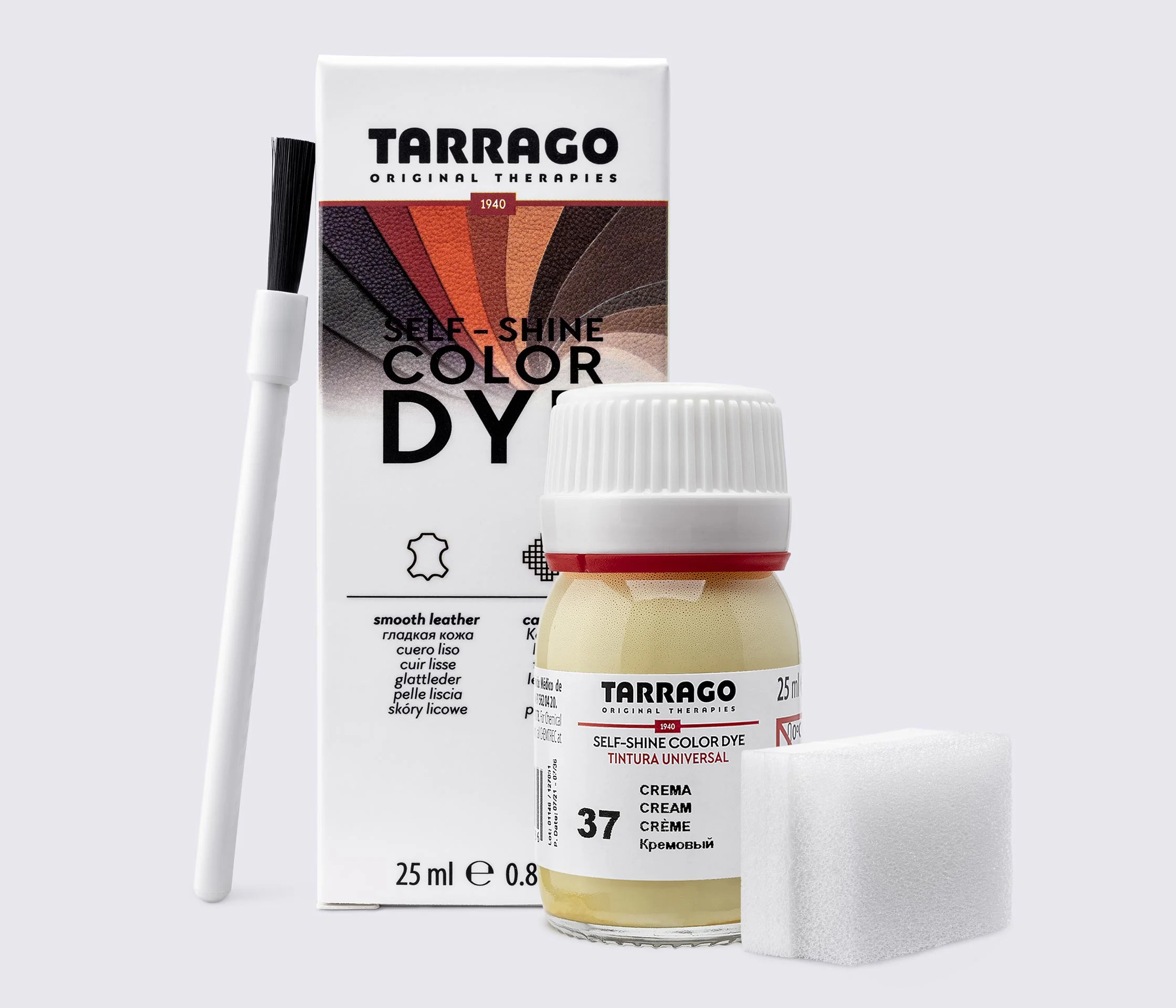 Фарба для шкіри та текстилю Tarrago Color Dye, 25 мл,TDC01